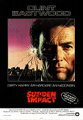 Sudden Impact 1983 movie poster Sondra Locke Pat Hingle Clint Eastwood Find more: Dirty Harry