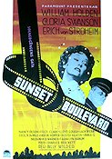 Sunset Boulevard 1950 movie poster Gloria Swanson William Holden Erich von Stroheim Billy Wilder