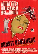 Sunset Boulevard 1950 movie poster Gloria Swanson William Holden Erich von Stroheim Billy Wilder Poster artwork: CF Bodin