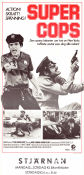 The Super Cops 1974 movie poster Ron Leibman David Selby Sheila Frazier Gordon Parks Police and thieves