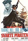 Il corsaro nero 1971 movie poster Terence Hill Bud Spencer Silvia Monti Lorenzo Gicca Palli Adventure and matine