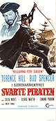 Il corsaro nero 1971 movie poster Terence Hill Bud Spencer Silvia Monti Lorenzo Gicca Palli Adventure and matine