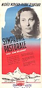 Symphonie Pastorale 1946 movie poster Michele Morgan