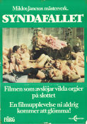 Vizi privati pubbliche virtu 1976 movie poster Lajos Balazsovits Pamela Villoresi Franco Branciaroli Miklos Jancso