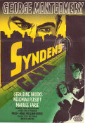 Street of Sinners 1957 movie poster George Montgomery Geraldine Brooks Nehemiah Persoff William Berke Film Noir