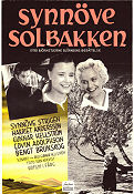 Synnöve Solbakken 1957 movie poster Synnöve Strigen Harriet Andersson Edvin Adolphson Gunnar Hellström