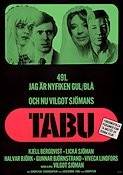 Tabu 1977 poster Kjell Bergqvist Vilgot Sjöman