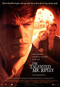 The Talented Mr Ripley 1999 movie poster Matt Damon Gwyneth Paltrow Jude Law Anthony Minghella