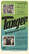 Tangier 1946 movie poster Maria Montez Robert Paige Sabu George Waggner