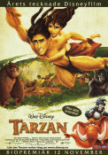 Tarzan Disney 1999 movie poster Tony Goldwyn Chris Buck Find more: Tarzan