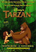 Tarzan Disney 1999 movie poster Tony Goldwyn Chris Buck Find more: Tarzan