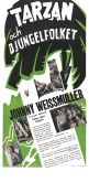 Tarzan Triumphs 1943 poster Johnny Weissmuller Wilhelm Thiele