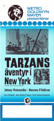 Tarzan´s New York Adventure 1942 poster Johnny Weissmuller Richard Thorpe