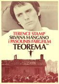 Teorema 1968 movie poster Silvana Mangano Terence Stamp Massimo Girotti Pier Paolo Pasolini