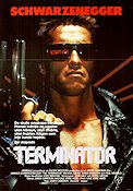 The Terminator 1984 movie poster Arnold Schwarzenegger Michael Biehn Linda Hamilton James Cameron Glasses Guns weapons