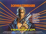 The Terminator 1984 movie poster Arnold Schwarzenegger Michael Biehn Linda Hamilton James Cameron Glasses Guns weapons