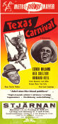 Texas Carnival 1951 movie poster Esther Williams Red Skelton Howard Keel Charles Walters