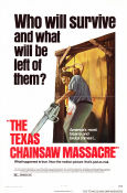 The Texas Chainsaw Massacre 1974 movie poster Marilyn Burns Edwin Neal Allen Danziger Tobe Hooper