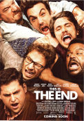 This is the End 2013 movie poster James Franco Jonah Hill Seth Rogen Evan Goldberg