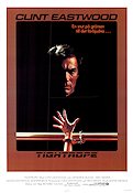 Tightrope 1984 movie poster Clint Eastwood Genevieve Bujold Dan Hedaya Richard Tuggle