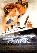 Titanic 1997 movie poster Leonardo DiCaprio Kate Winslet James Cameron Ships and navy