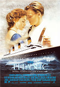 Titanic 1997 movie poster Leonardo DiCaprio Kate Winslet Billy Zane James Cameron Ships and navy Romance