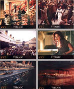 Titanic 1997 lobby card set Leonardo DiCaprio Kate Winslet James Cameron Ships and navy