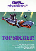 Top Secret! 1984 movie poster Val Kilmer Lucy Gutteridge Peter Cushing Jim Abrahams Ships and navy