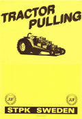 Tractor pulling JUF STPK Sweden 1990 poster 
