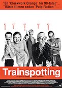 Trainspotting 1996 movie poster Ewan McGregor Ewen Bremner Jonny Lee Miller Danny Boyle Trains Cult movies