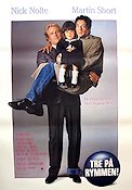 Three Fugitives 1989 movie poster Nick Nolte Martin Short Sarah Rowland Doroff Francis Veber Kids