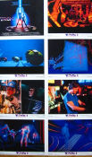 Tron 1982 lobby card set Jeff Bridges Bruce Boxleitner David Warner Steven Lisberger