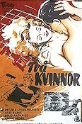 Två kvinnor 1947 movie poster Eva Dahlbeck