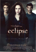 The Twilight Saga: Eclipse 2010 movie poster Kristen Stewart Robert Pattinson Taylor Lautner David Slade