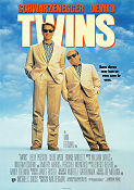 Twins 1988 movie poster Arnold Schwarzenegger Danny de Vito Ivan Reitman
