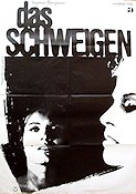 Das Schweigen 1963 movie poster Ingrid Thulin Gunnel Lindblom Ingmar Bergman