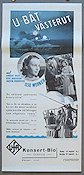 U-båt västerut 1941 movie poster Ilse Werner Ships and navy