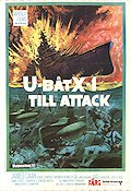 Submarine X-1 1969 movie poster James Caan Ships and navy War