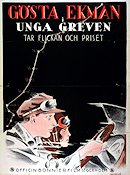 Unga greven tar flickan och priset 1924 movie poster Gösta Ekman