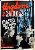 Ungdom i bojor 1942 movie poster Sonja Wigert George Fant Anders Henrikson Elof Ahrle