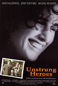 Unstrung Heroes 1995 movie poster Andie MacDowell John Turturro Michael Richards Diane Keaton