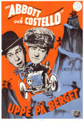 Comin´ Round the Mountain 1951 poster Abbott and Costello Charles Lamont