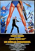 For Your Eyes Only 1981 movie poster Roger Moore Carole Bouquet Topol John Glen