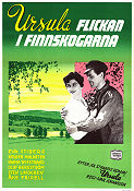 Ursula flickan i Finnskogarna 1953 movie poster Eva Stiberg Birger Malmsten Naima Wifstrand Ivar Johansson Mountains
