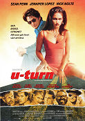 U-Turn 1997 movie poster Sean Penn Jennifer Lopez Nick Nolte Oliver Stone