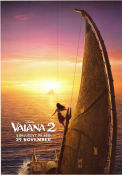 Moana 2 2024 movie poster Auli´i Cravalho David G Derrick Jr Animation Ships and navy