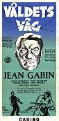 Le rouge est mis 1957 movie poster Jean Gabin Paul Frankeur Marcel Bozzuffi Gilles Grangier