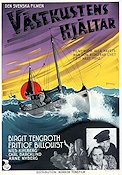 Västkustens hjältar 1940 movie poster Birgit Tengroth Fritiof Billquist