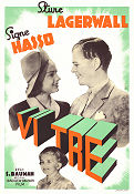 Vi tre 1939 poster Signe Hasso Schamyl Bauman