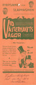 Vester vov vov 1927 poster Fyrtornet och Släpvagnen Lau Lauritzen